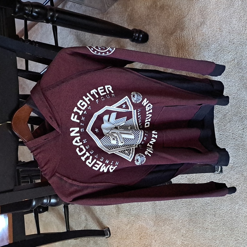 Men's American fighter hooded sweatshirt. Size L. Excellent condition